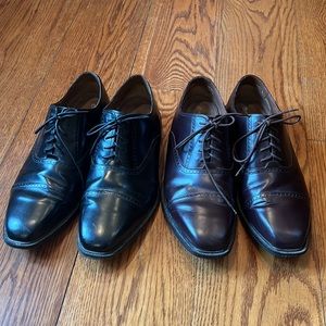 2 PAIRS OF ROCKPORT SHOES.  Brown and Black.  Size 13